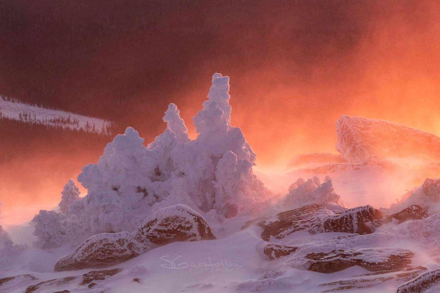 Иремель, Большой Иремель, Башкирия, Башкортостан, Урал, Южный Урал, зимний пейзаж, Сергей Гарифуллин