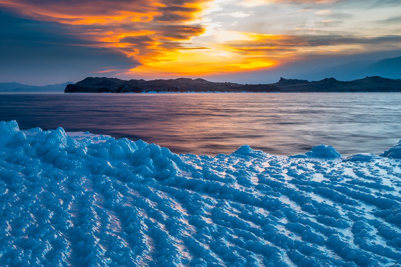 Замерзающий Байкал фото превью