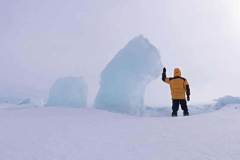 Фототур, Байкал, зима, лед, малое море, озеро, рассвет Торосы Большого Моря фото превью