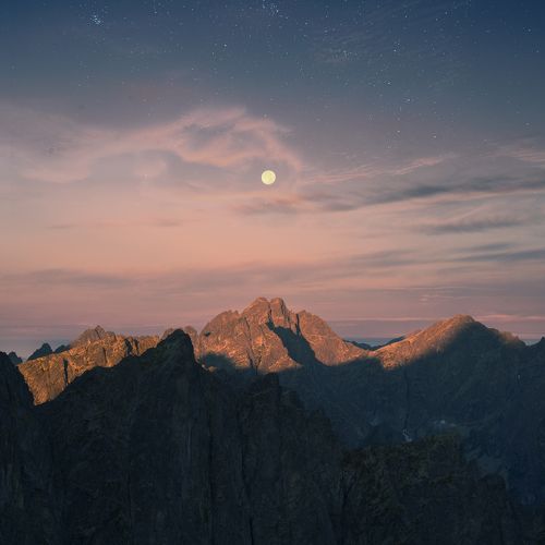 Starry sunrise