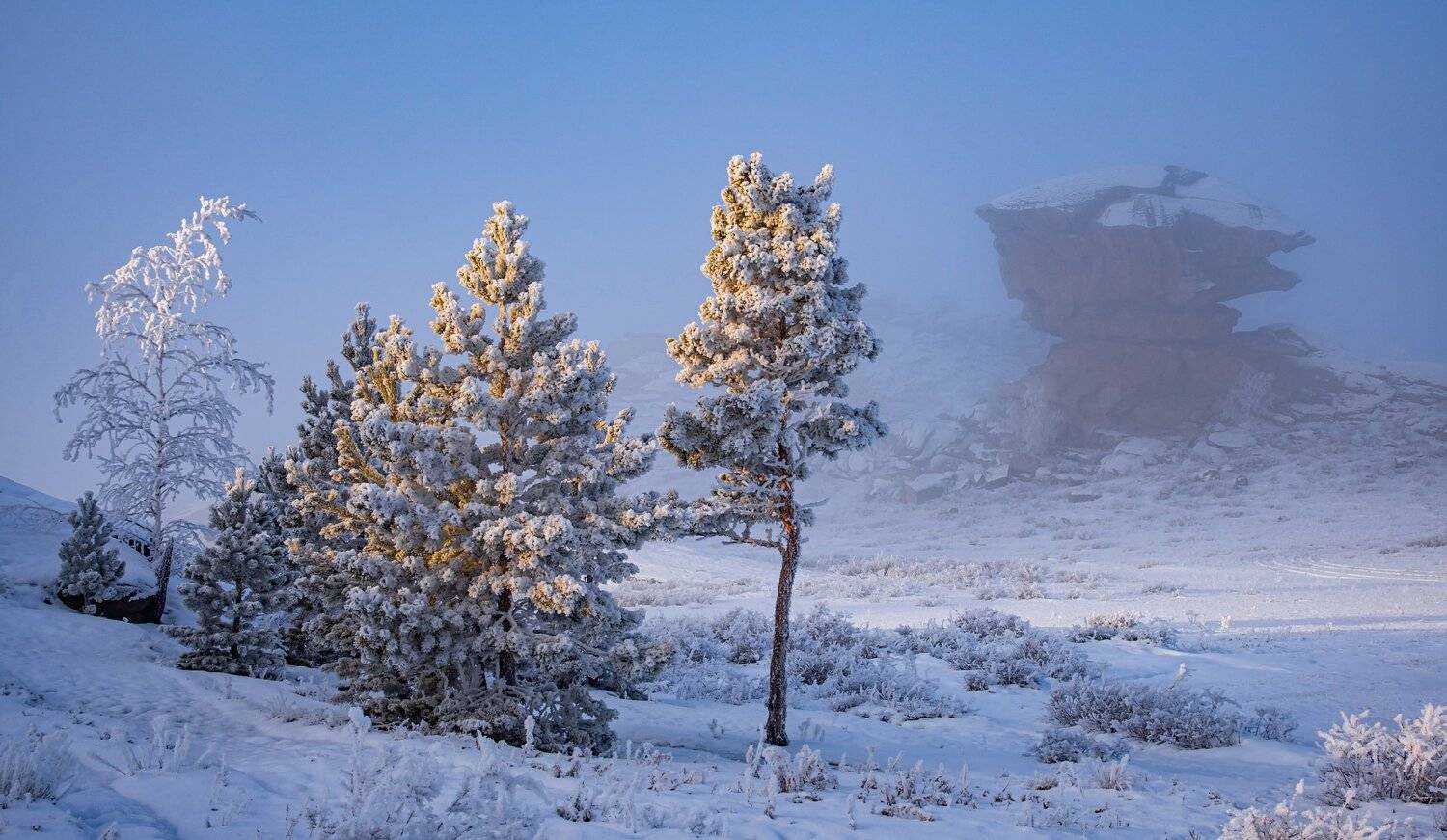 горы зима, Евгений Дроботенко