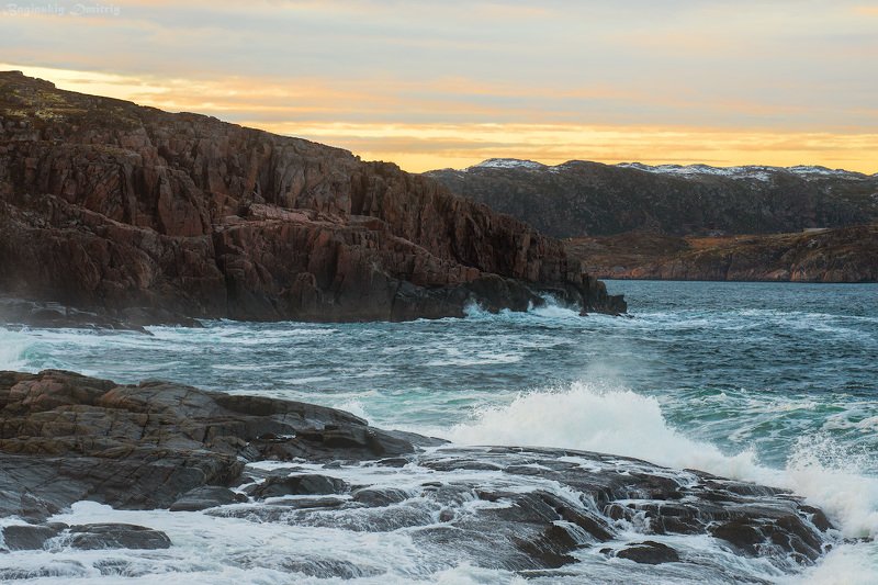 Побережье Баренцева моря фото превью
