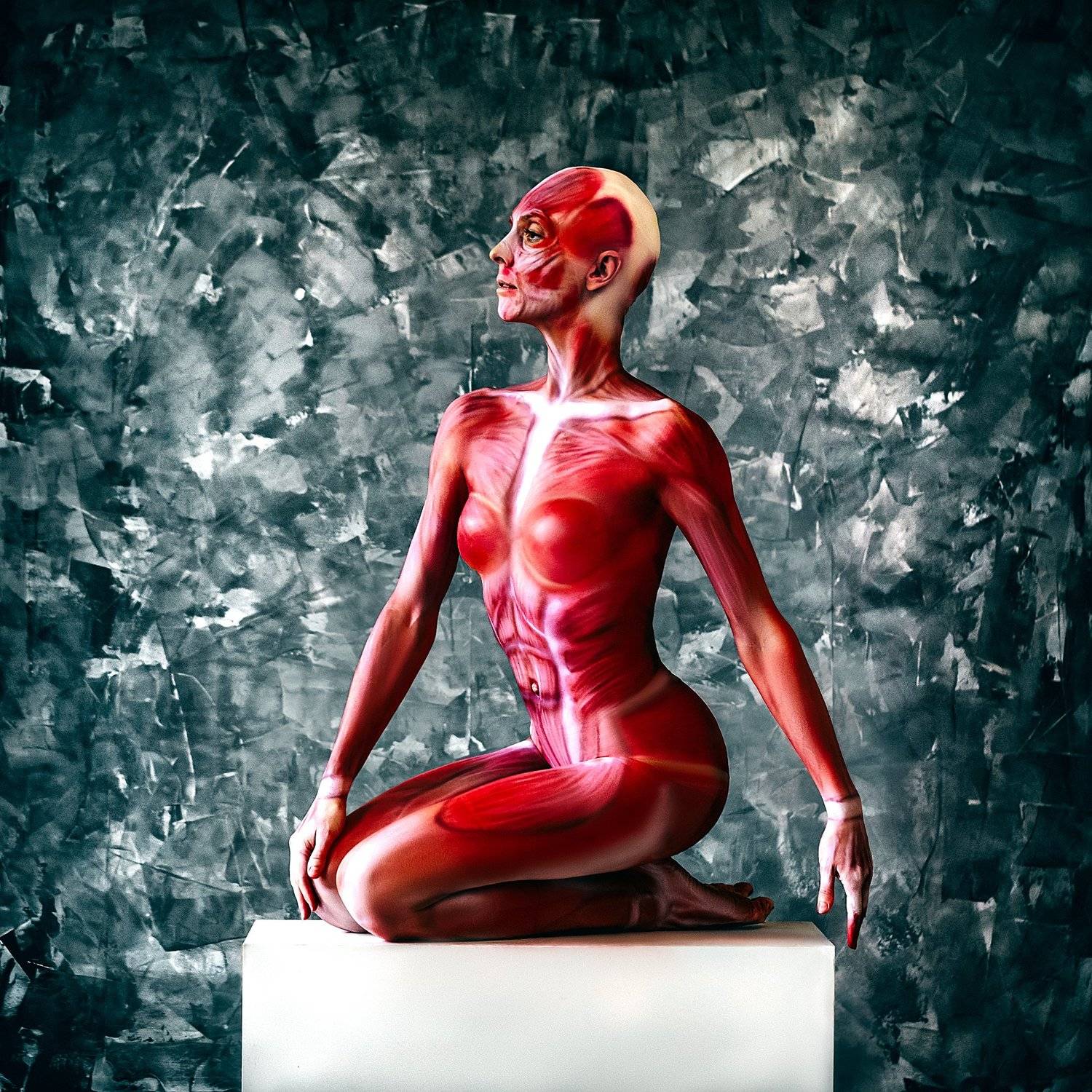 woman, portrait, conceptual, studio, bodyart, Руслан Болгов (Axe)