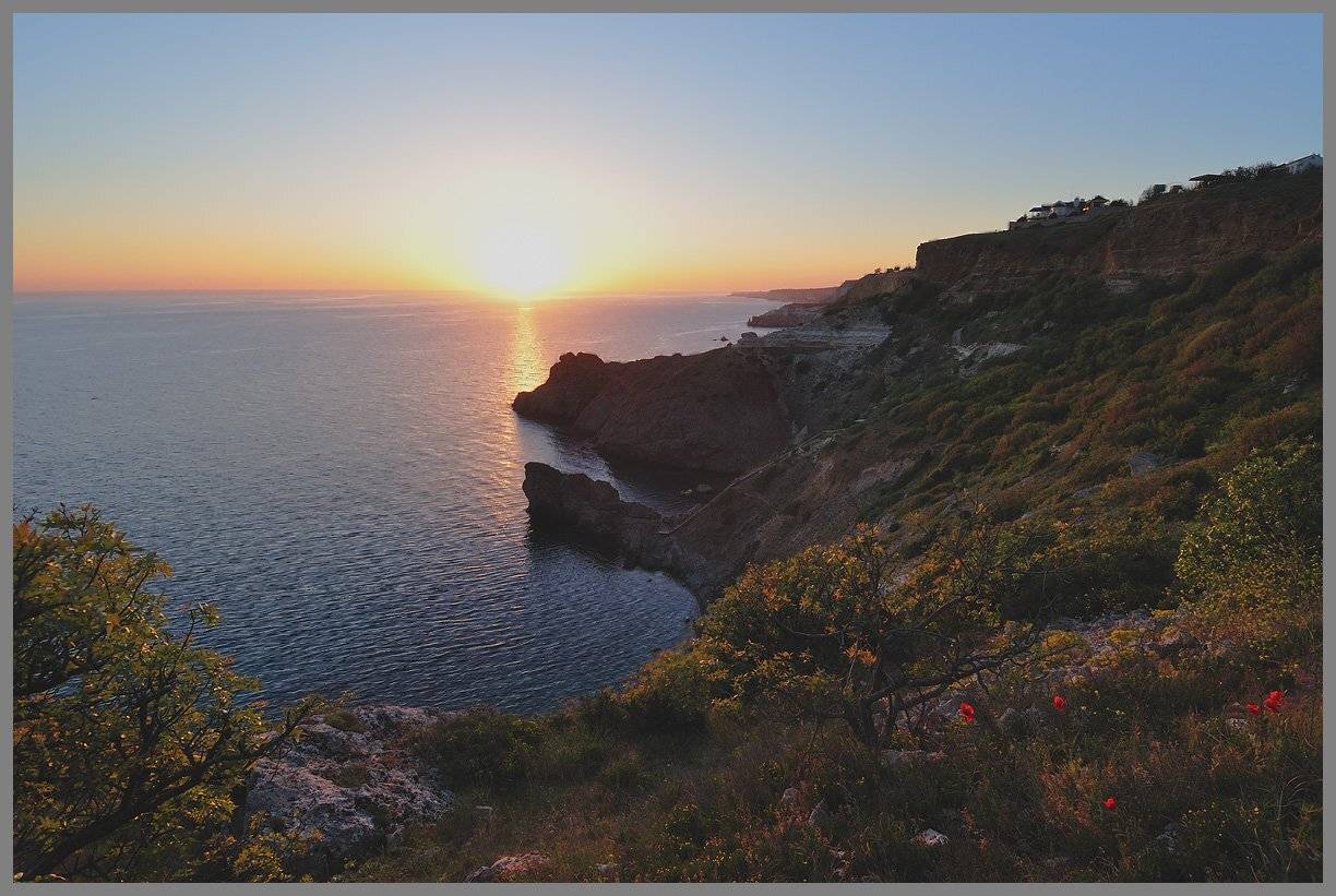 крым, фиалент, вечер, АНАТОЛИЙ ДОВЫДЕНКО