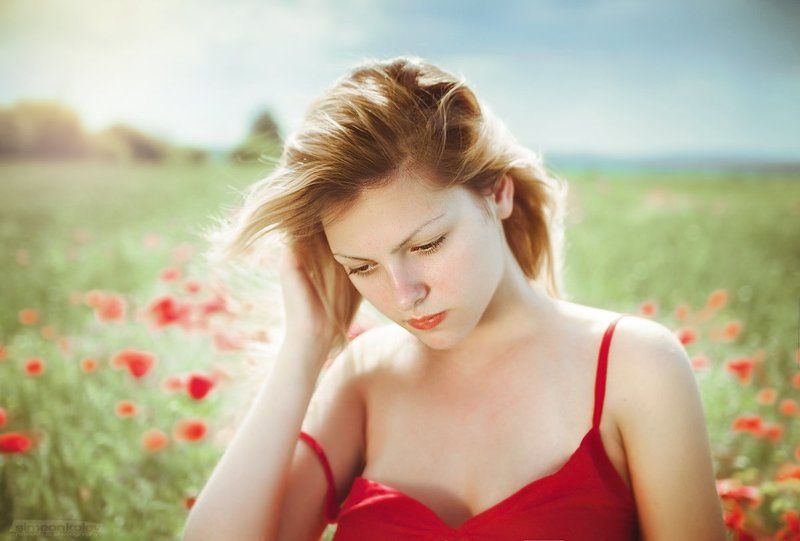 Ива между маки - серия фото превью