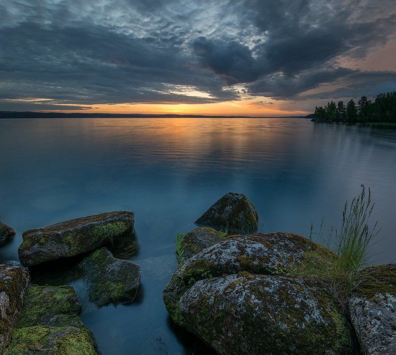 Нежные краски заката фото превью