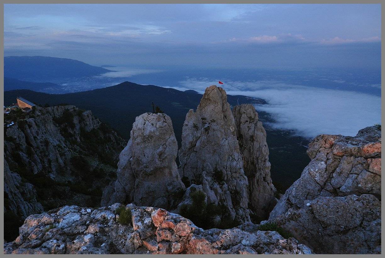 крым, г.ай-петри, вечер, АНАТОЛИЙ ДОВЫДЕНКО