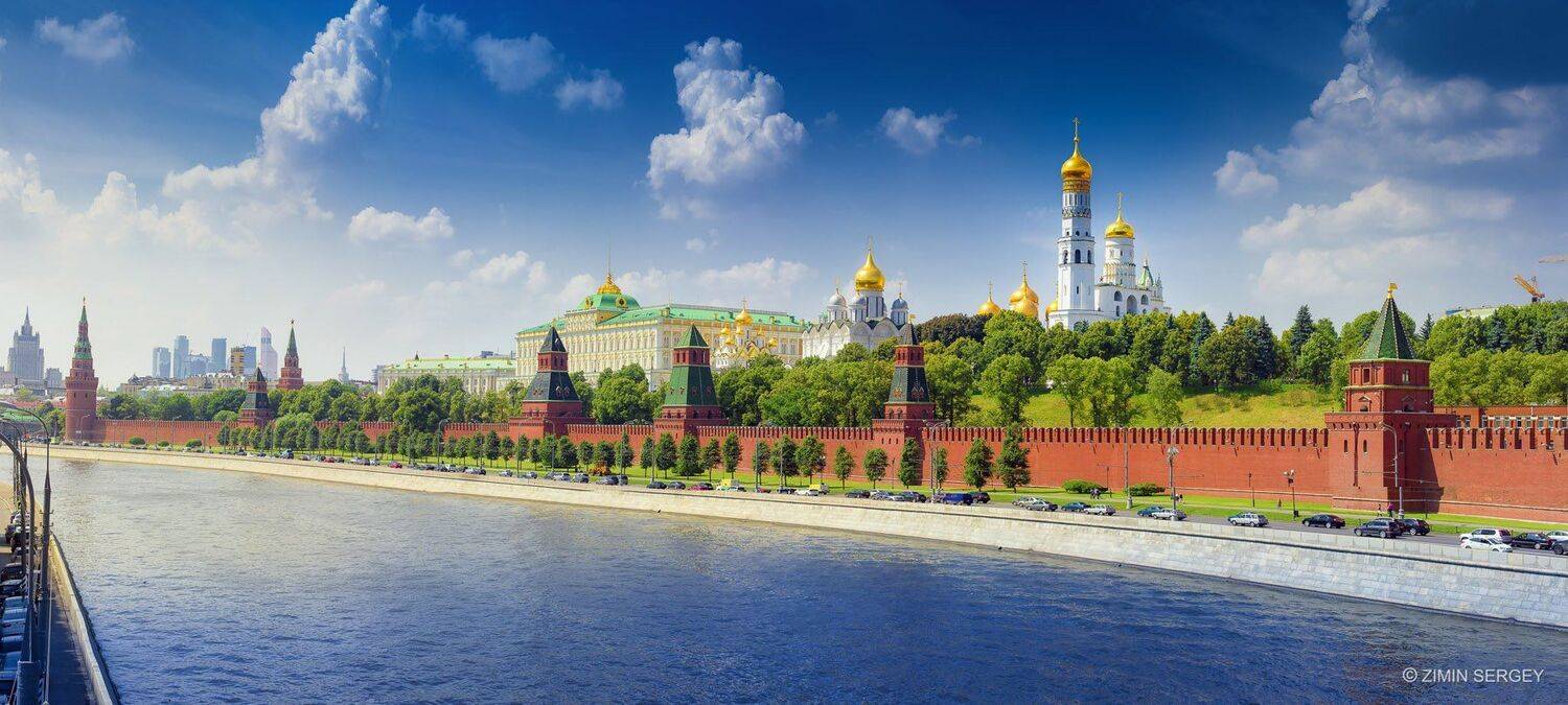 Кремль, Москва, Москва-река, Россия, Сергей Зимин