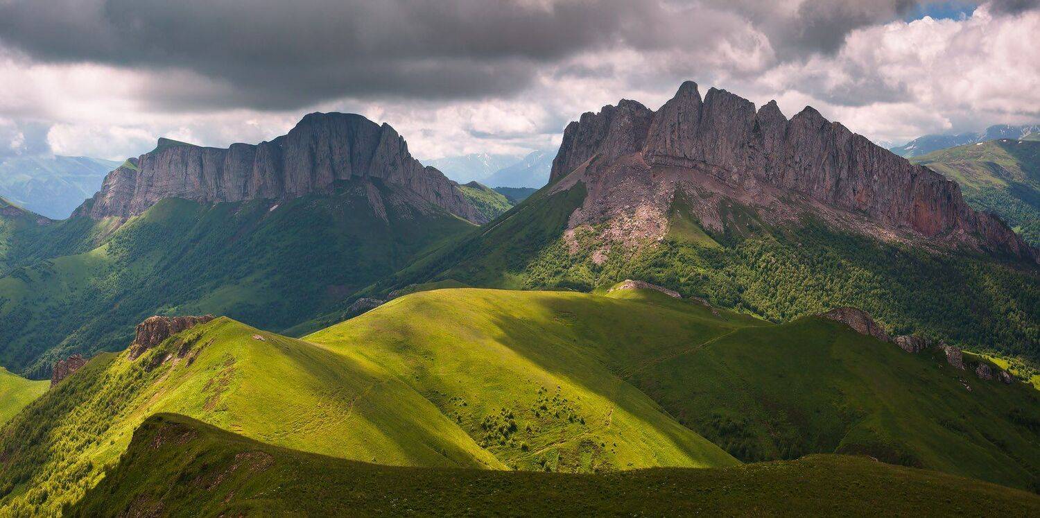 лето, горы, ачешбок, Николай Мысливцев