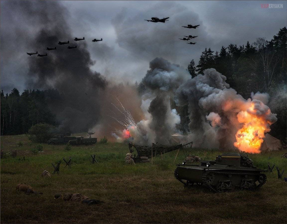 реконструкция, операция, барбаросса, 22, июня, 1941, года., , , черноголовка, 2013, г., гарнизон, а, вторжение, война, Виктор Перякин