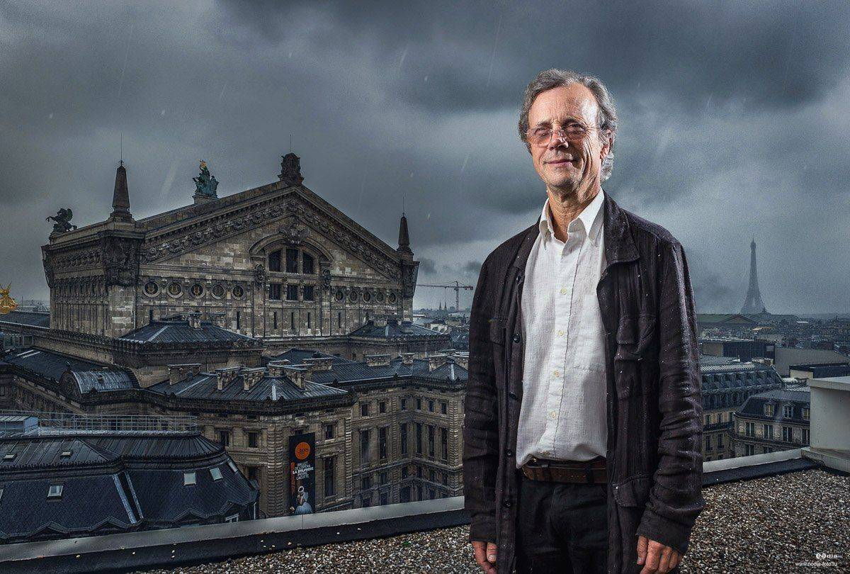 Дождь, Крыша, Париж, Портрет, Ilya Nodiya