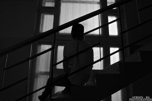 Лестничная курилка