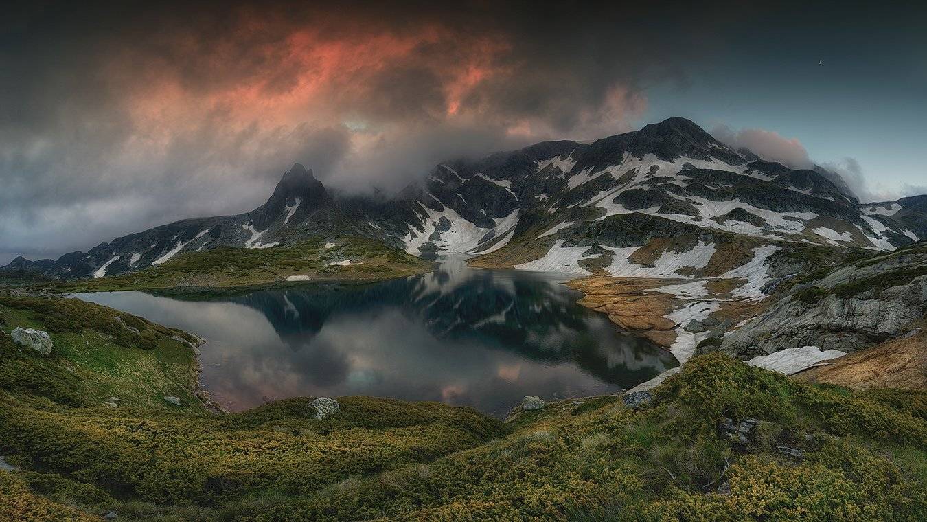болгария, горы, закат, озеро, Красимир Матаров