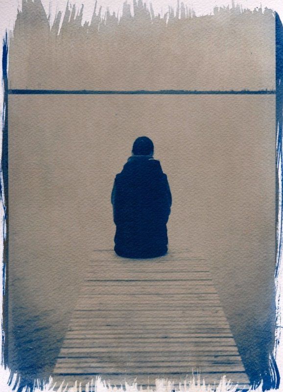 Цианотип, Цианотипия Цианотип. Первые пробы. фото превью