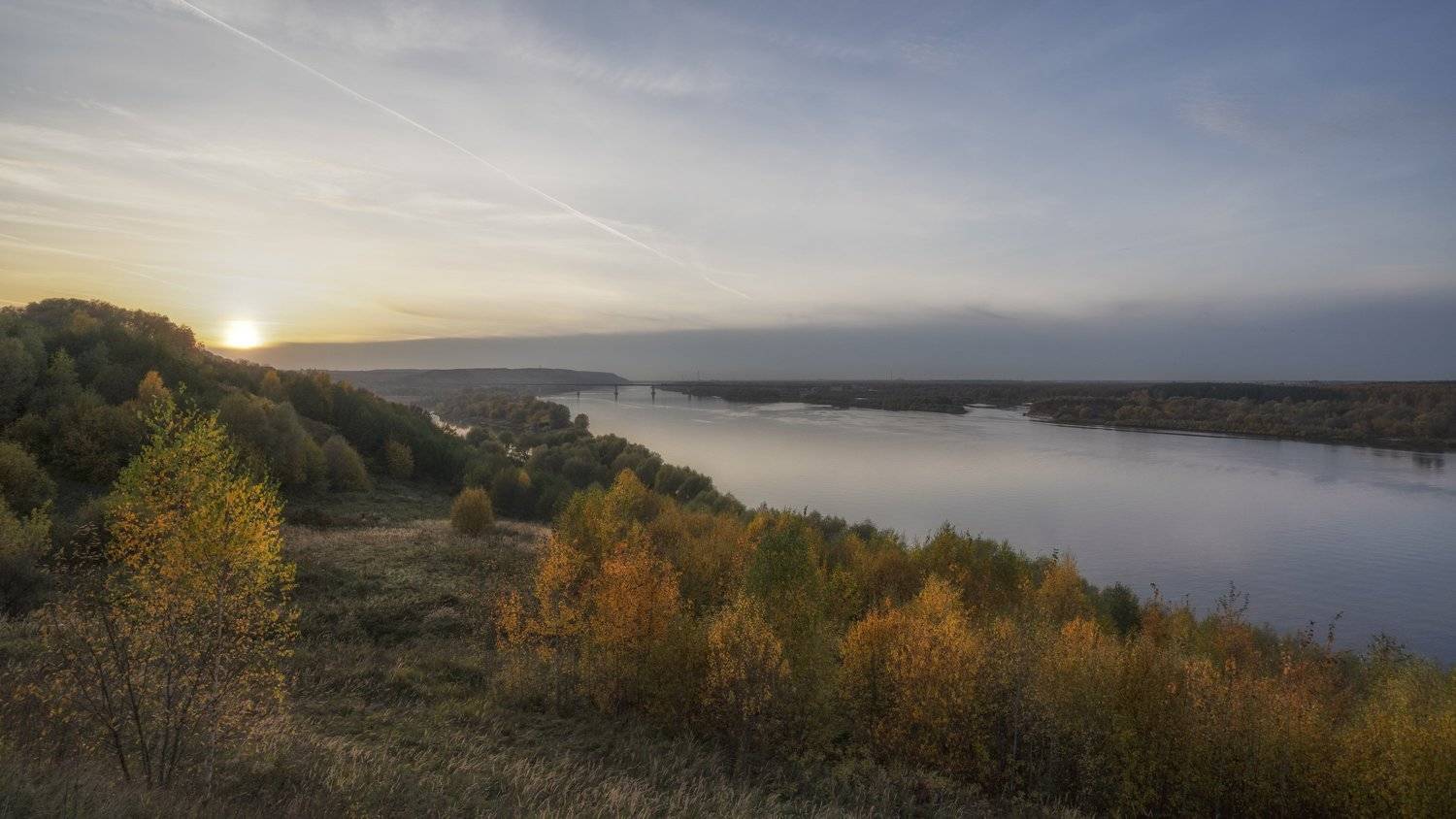 рек осень закат, Андрей Колесов