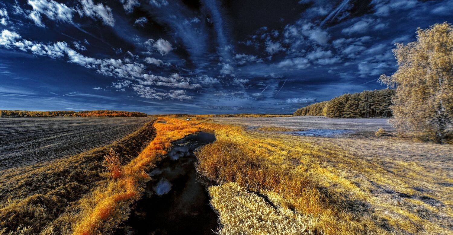 infrared,ик-фото,инфракрасное фото, инфракрасная фотография, пейзаж, осень, Sixten ( Сергей )