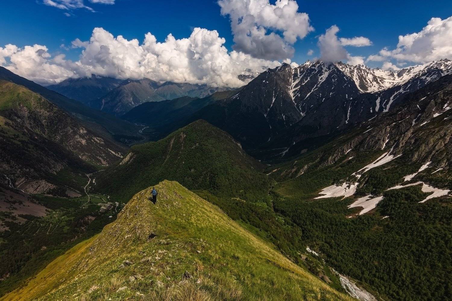 горы,восхождение,кавказ,облака,  Эстелла