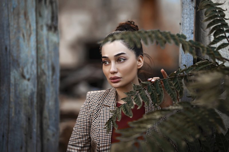 осень женский портрет Разита фото превью