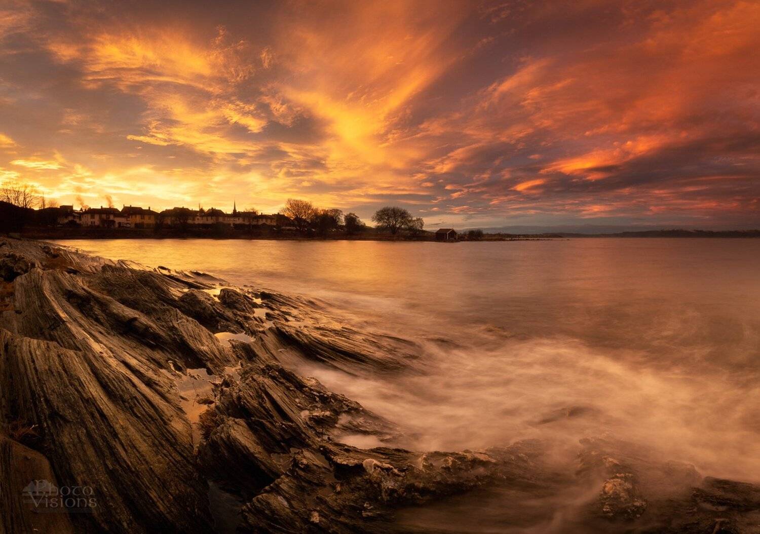 sunset,sky,clouds,norway,norwegian,sea,shoreline,coast,fiord, Adrian Szatewicz