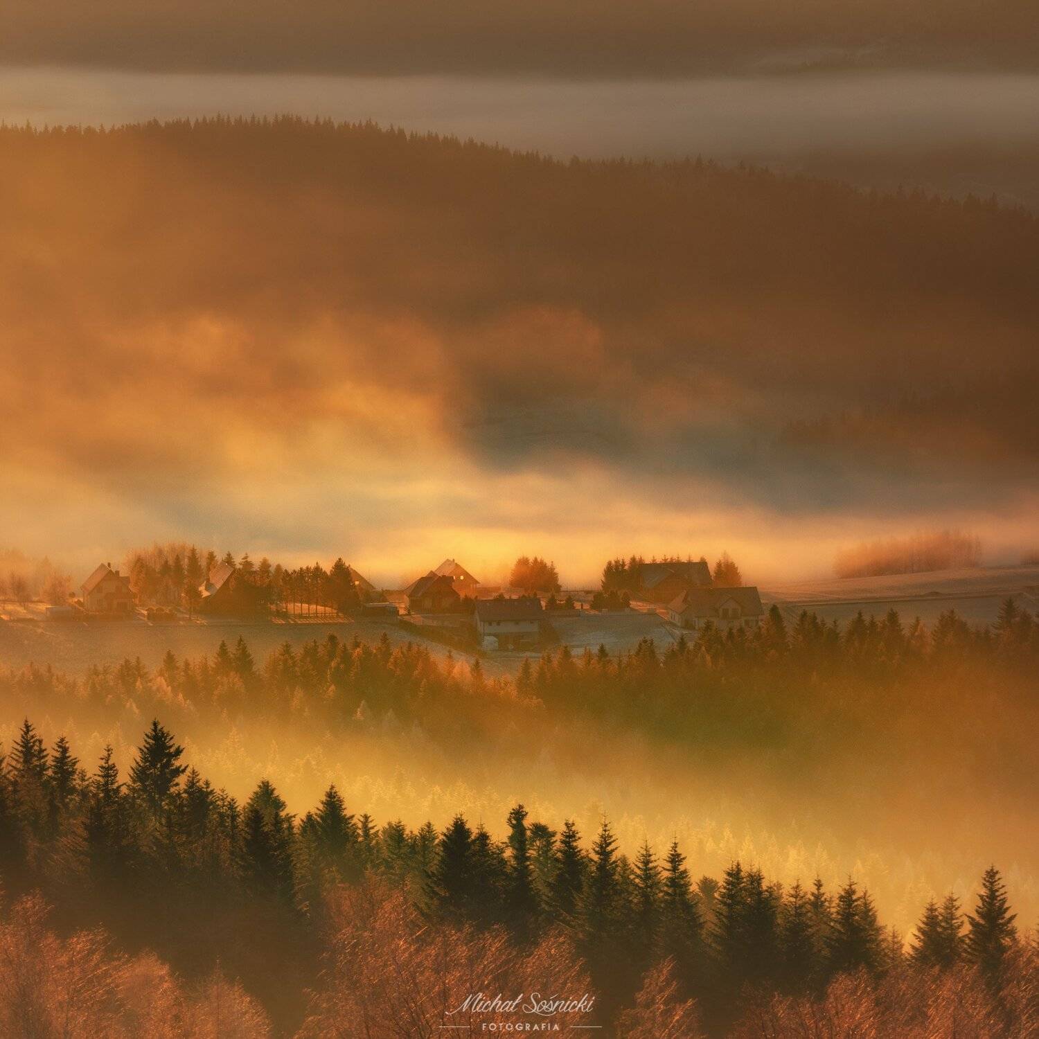 #fog #foggy #sunrise #poland #benro #benq #pentax #landscape, Michał Sośnicki