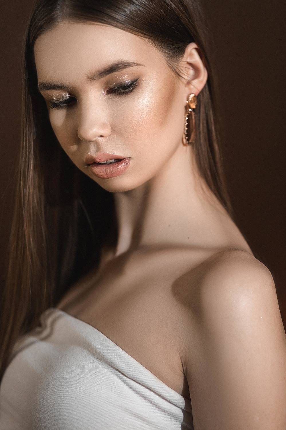 девушка, модель, портрет, фотосессия, студия, макияж, гламур, girl, beauty, perfect, pretty, model, modeling, young, portrait, make-up, творческий портрет, женский портрет, woman, young woman, glamour, Владимир Васильев