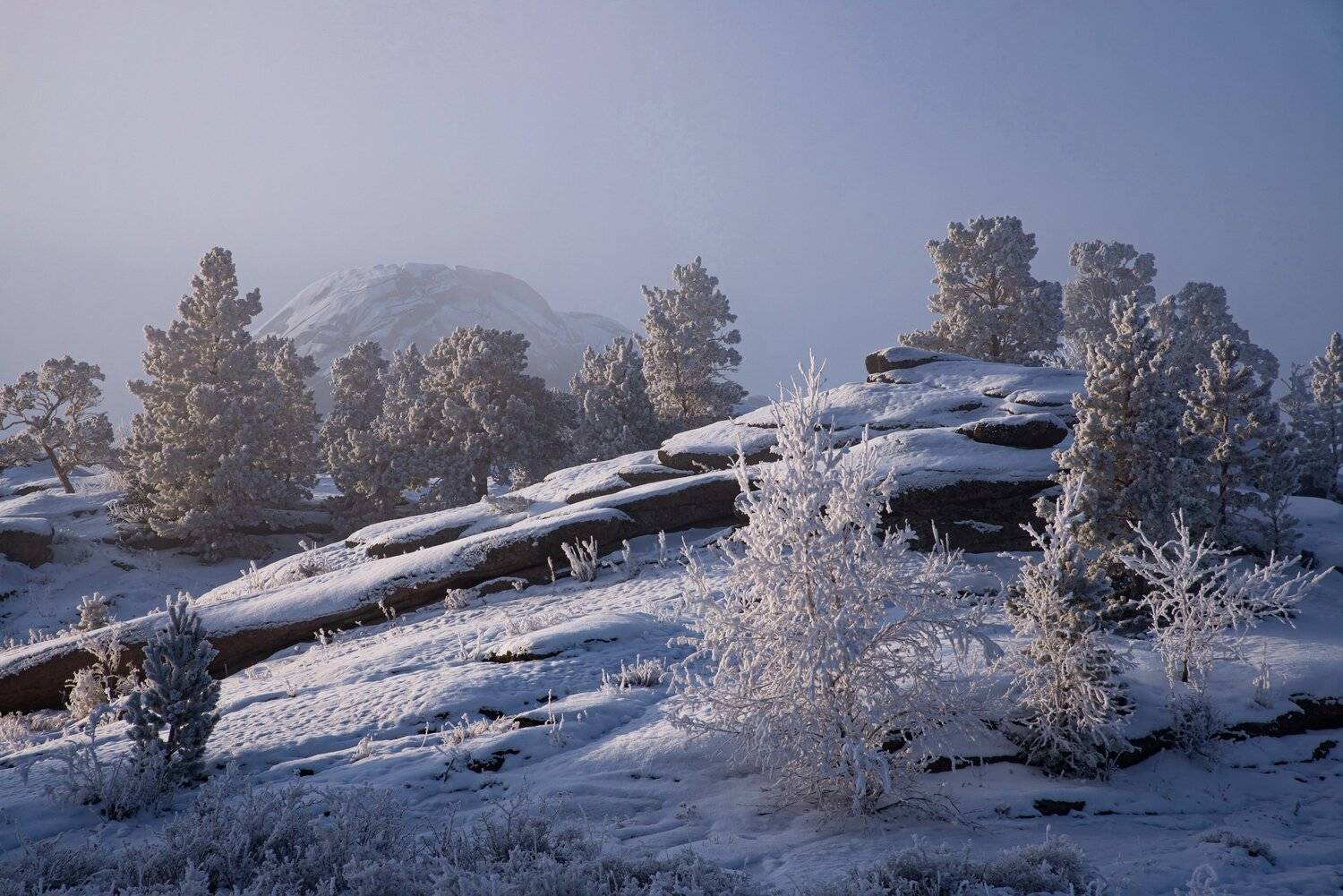 горы зима, Евгений Дроботенко