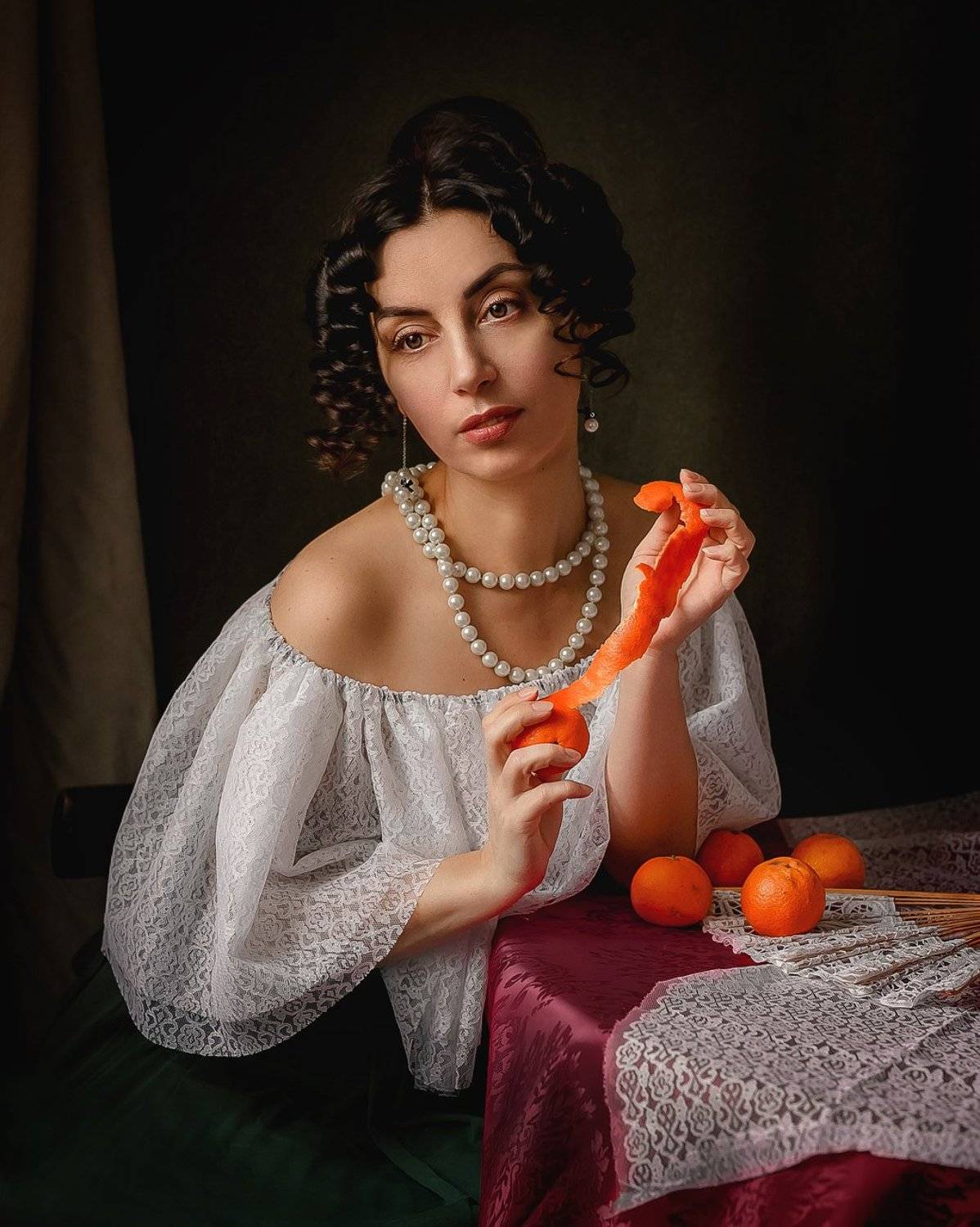 автопортрет, портрет, исторический образ, эклектика, Надежда Бочарникова