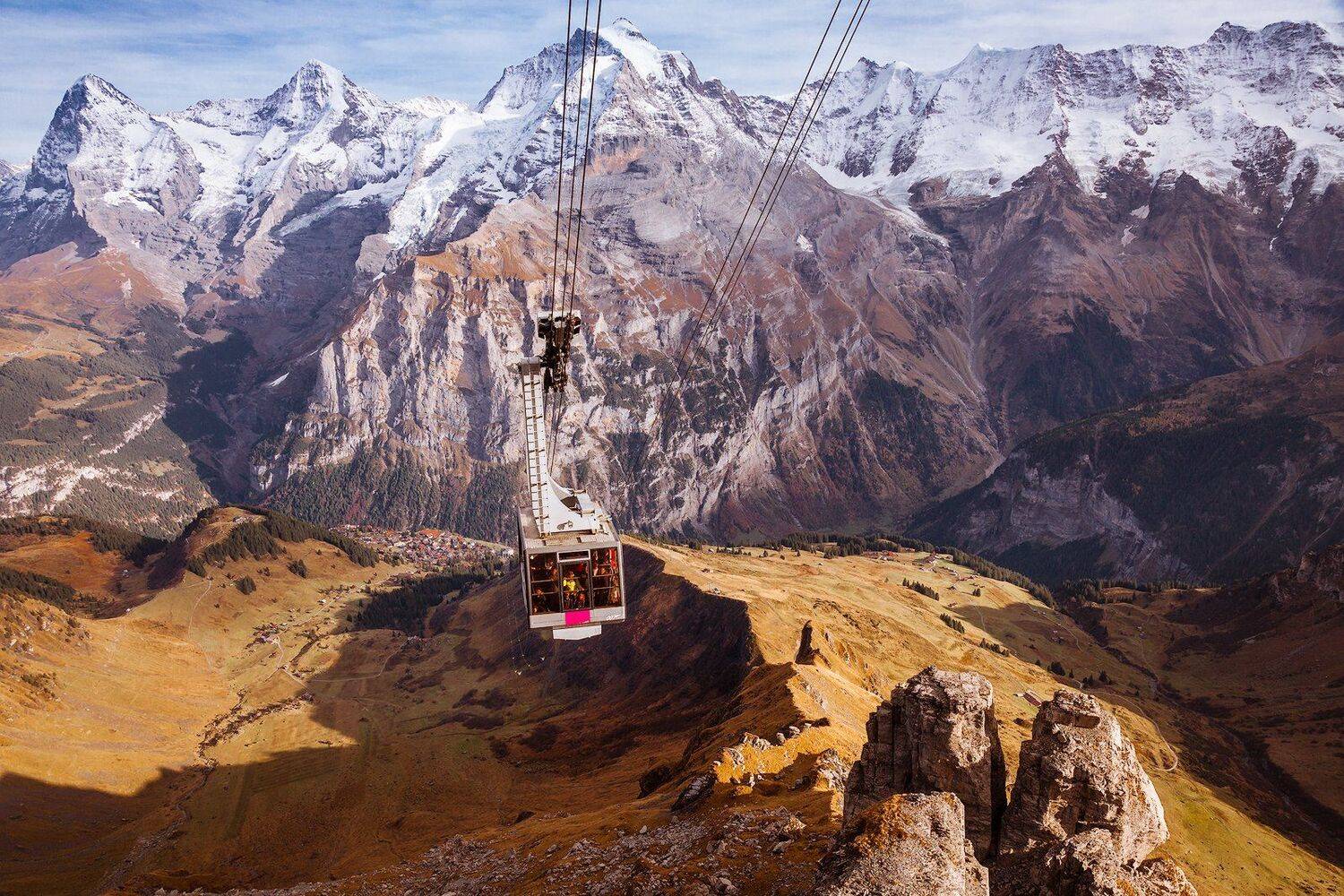 горы,снег, подъемник,швейцария, туризм,, Андрей Огнев