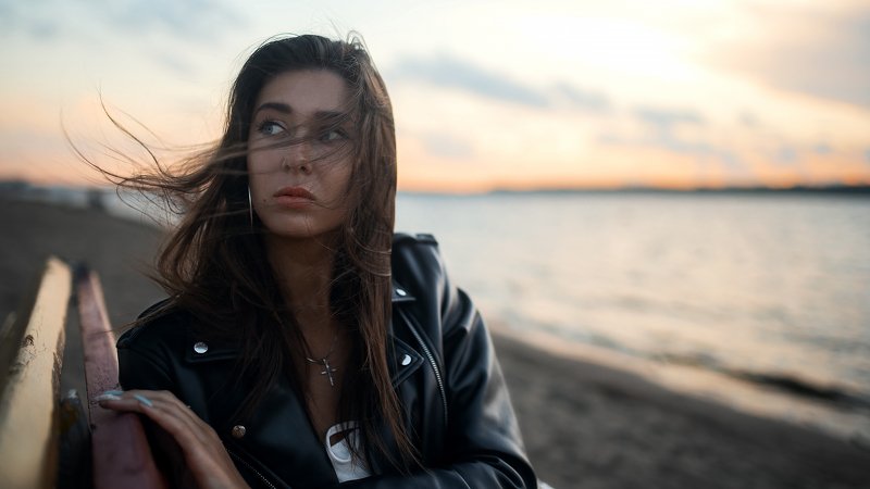 девушка, портрет Вика фото превью