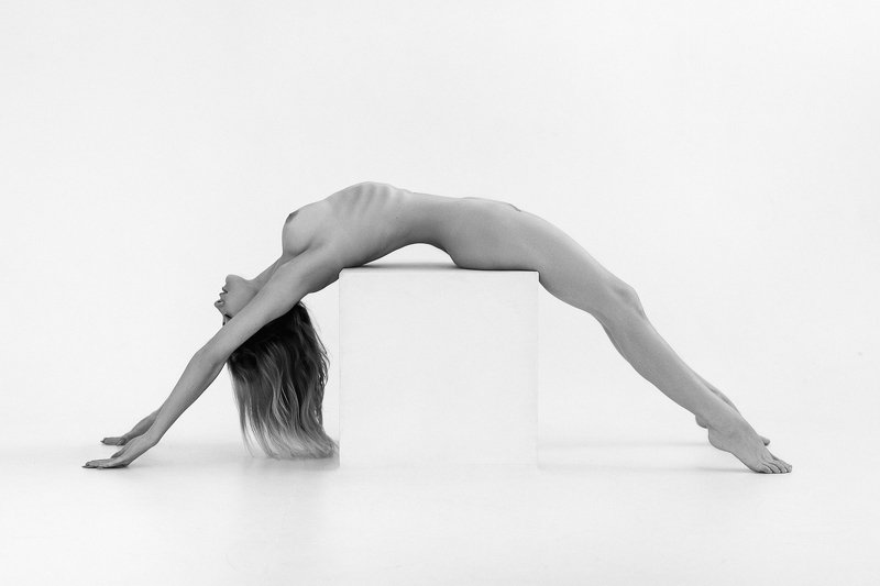 портрет, студия, ню, модель Bridge фото превью