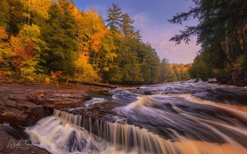 presque isle, river, rapids, up michigan, usa Пороги Реки Преск-Айл | Верхний полуостров штата Мичиган, США фото превью