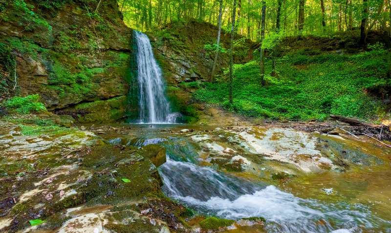Водопад на реке КубА фото превью