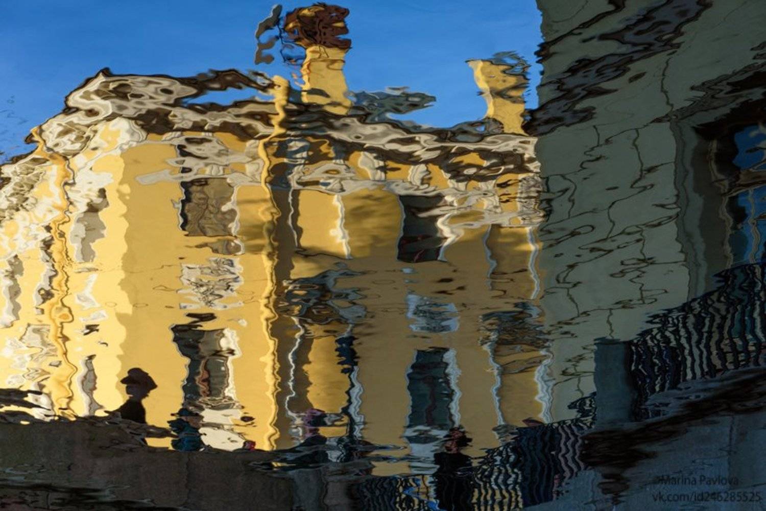 абстракция, акваабстракция, акваграфика,парейдолия, петербургские акварели, отражения на воде, зимняя канавка, санкт-петербург, nikon, Марина Павлова