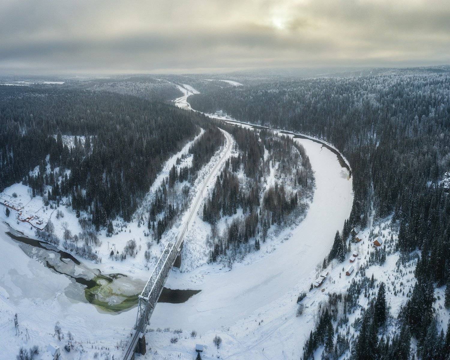 пермь, пермский край, пейзаж, зима, лес, река , усьва, Кирилл Кузнецов