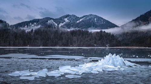 Вейтзее (Weitsee bei Reit im Winkl) в ожидании зимы