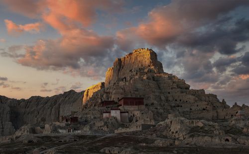 Remains of the Guge Dynasty in Tibet China