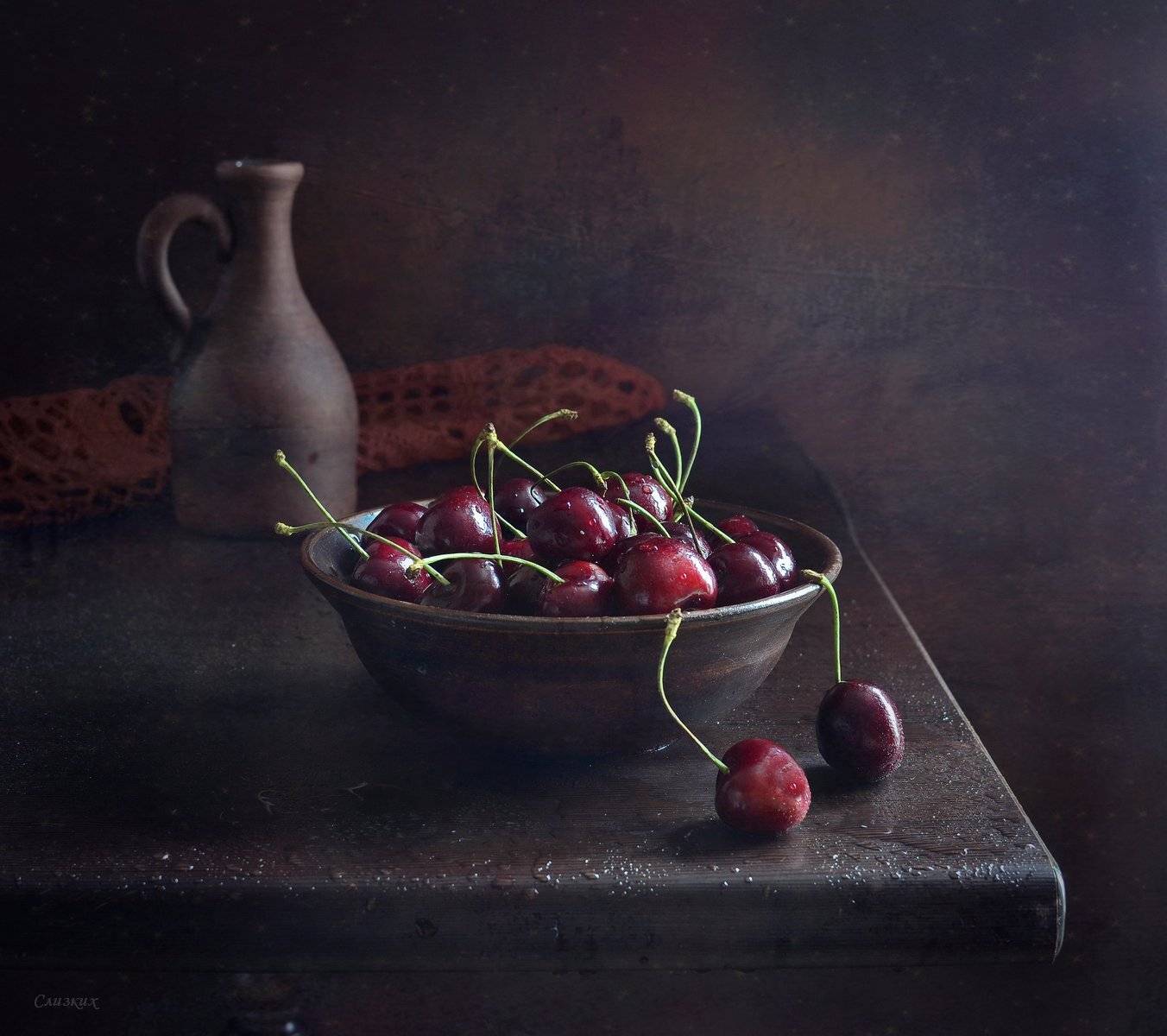 натюрморт,композиция,свет,лето,черешня, Инаида