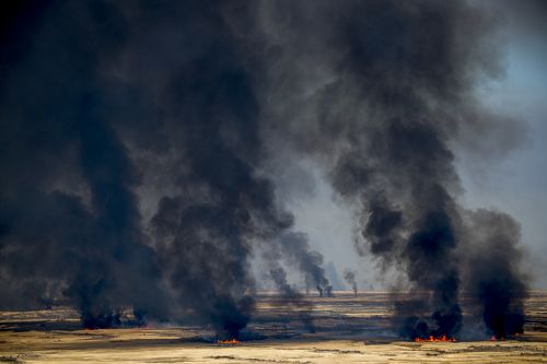 Пожар в степи