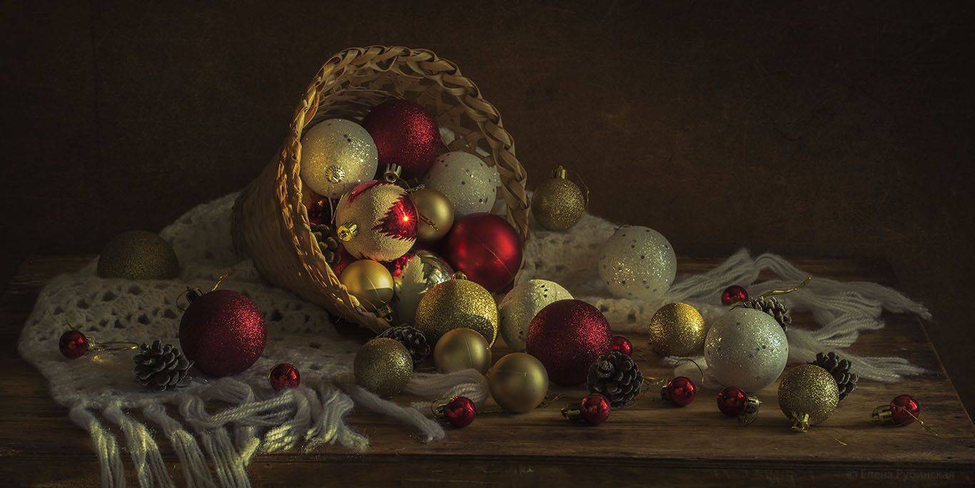 новый год,новогодние шары, Елена Рубинская
