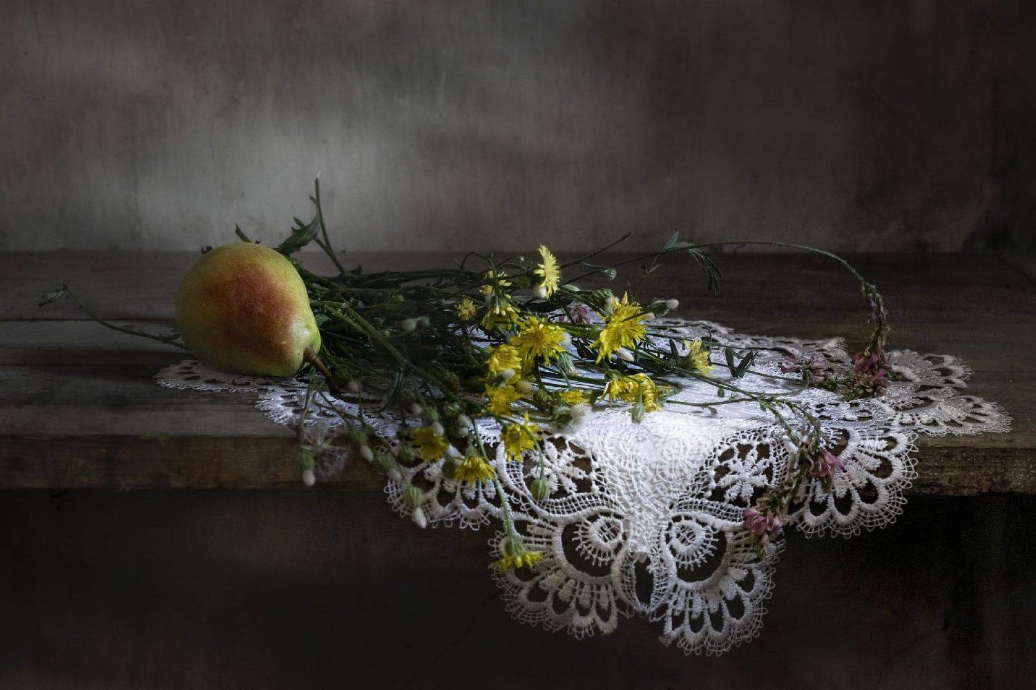 салфетка груша натюрморт, Инна Грицик