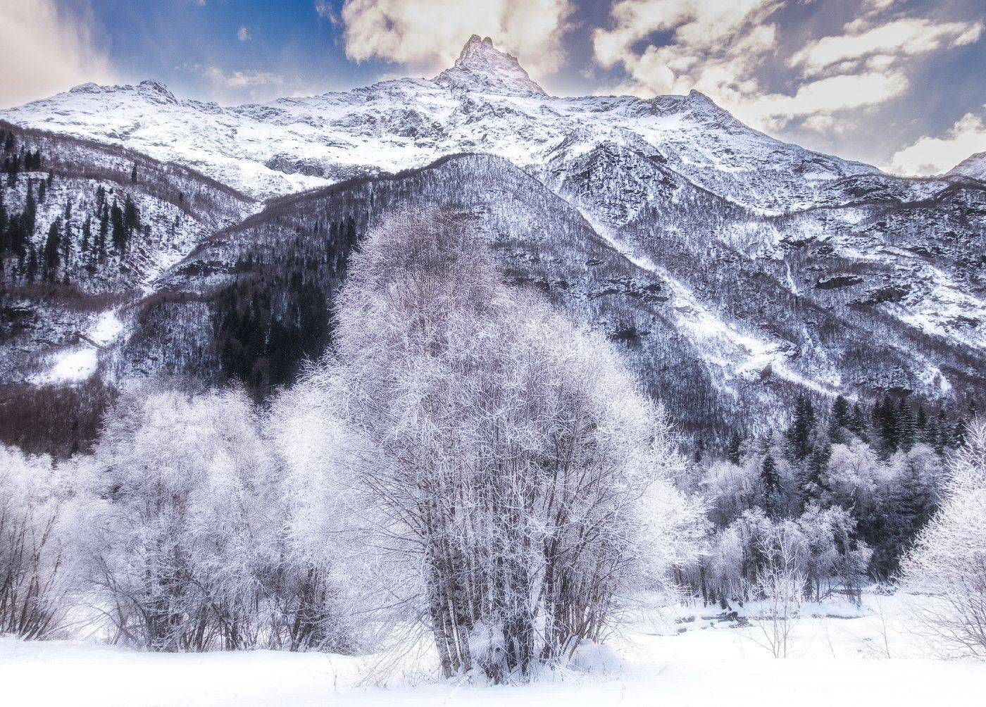 белалакая,домбай,кавказ, Игорь Подобаев