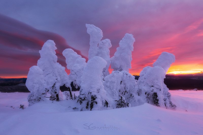 Урал, Южный Урал, Иремель, Большой Иремель, зимний пейзаж  фото превью