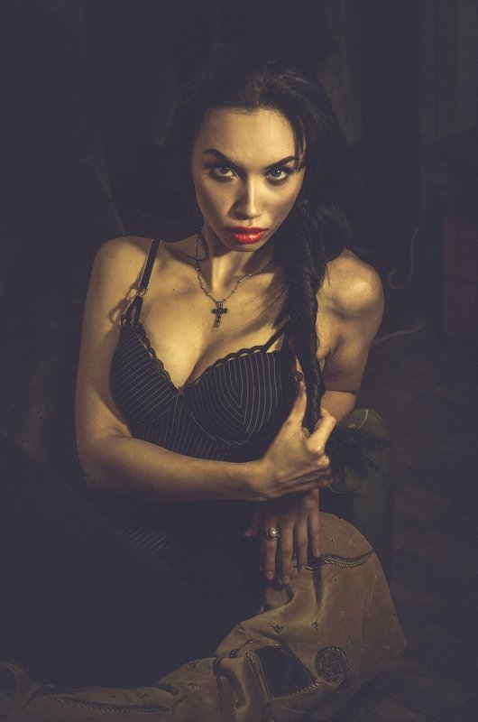 девушка, картина *** фото превью