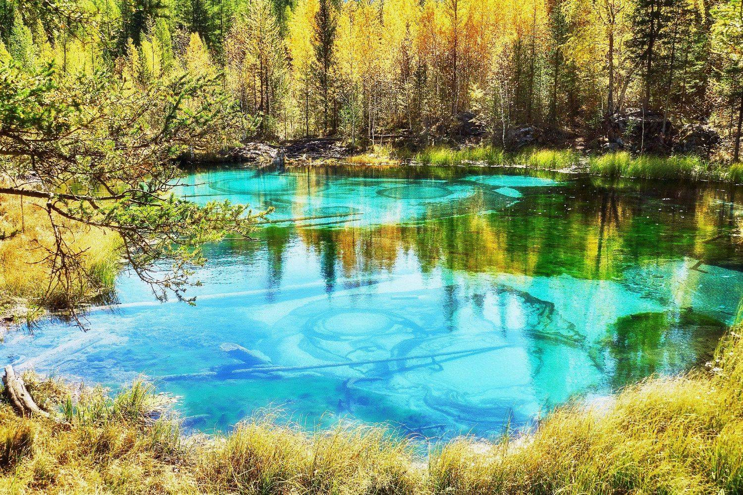 пейзаж, осень, озеро, Горный Алтай. , Александр Потапов