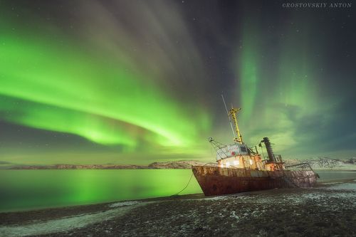 Яркая ночь. (фототур в Териберку)