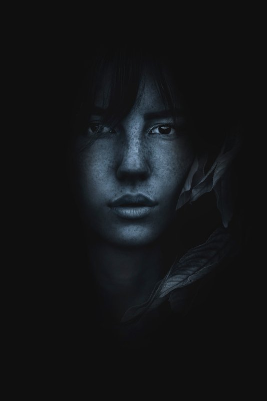 Взгляд из глубины фото превью