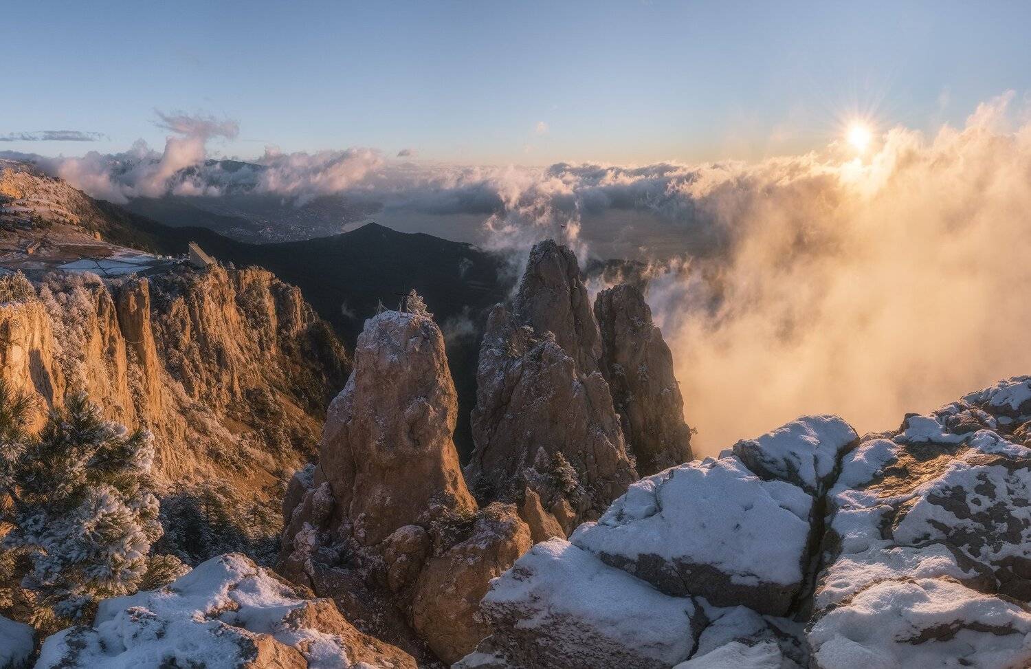 крым, ай-петри, зима, сказка, утро, рассвет, Николай Мысливцев