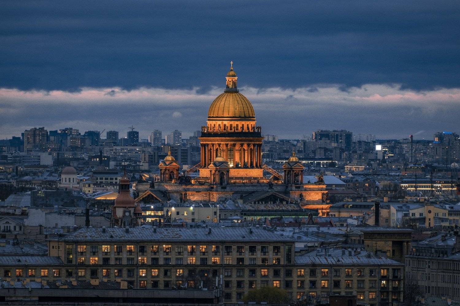 городской пейзаж, город, собор, Николай Беликов