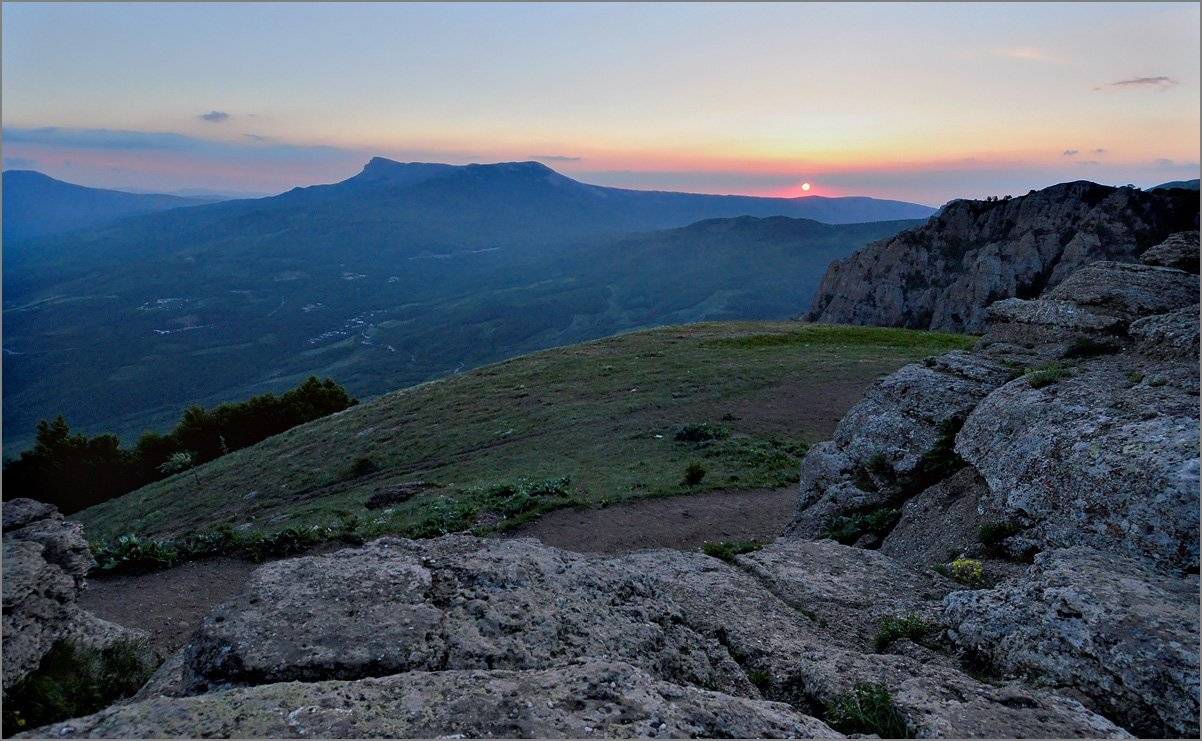 крым, весна, г.демерджи, вечер, АНАТОЛИЙ ДОВЫДЕНКО