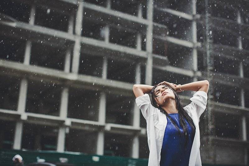 дождь, настроение, портрет, Тамерлан Кагерманов